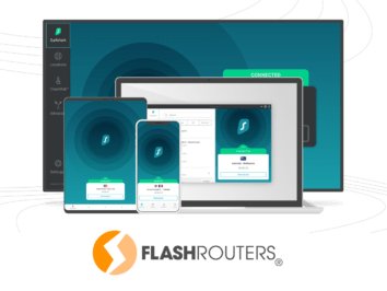 FlashRouters و Surfshark در حال قایقرانی هستند!