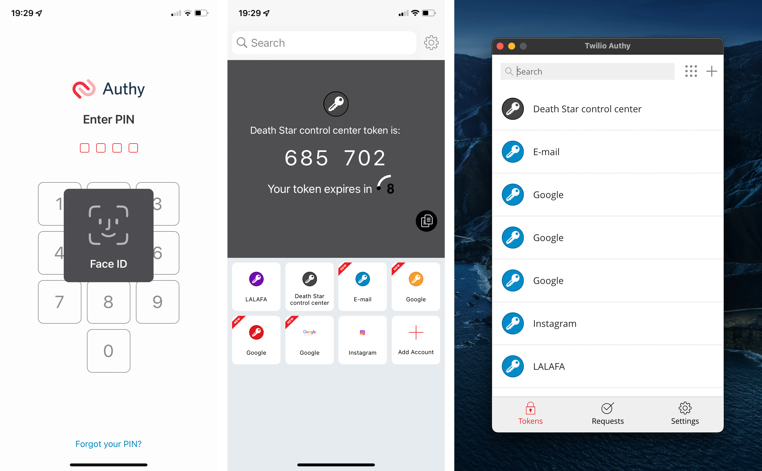 Twilio Authy برای هر سیستم عامل برنامه دارد